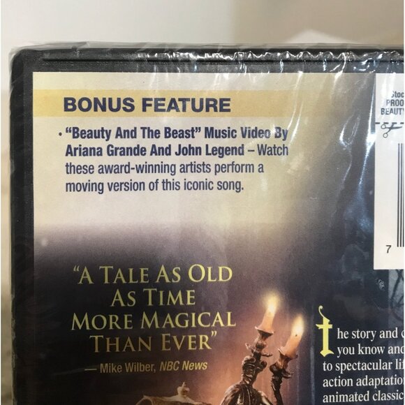 Disney Beauty And The Beast DVD New Sealed With Bonus Feature - Picture 5 of 5